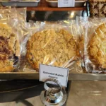 Cookies displayed front of house