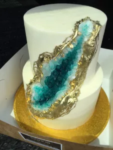 Corina Bakery - custom geode cake
