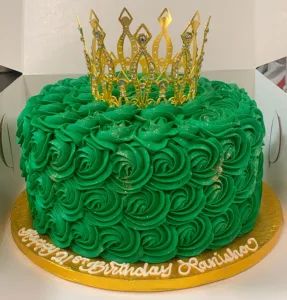 Corina Bakery - custom green cake