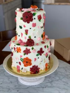 Corina Bakery - custom floral cake