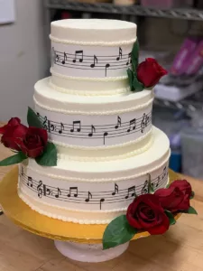 Corina Bakery - custom music cake