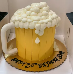 Corina Bakery - custom beer cake
