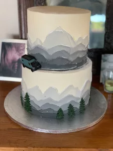 Corina Bakery - custom landscape cake