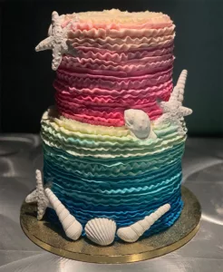 Corina Bakery - custom cake gradient